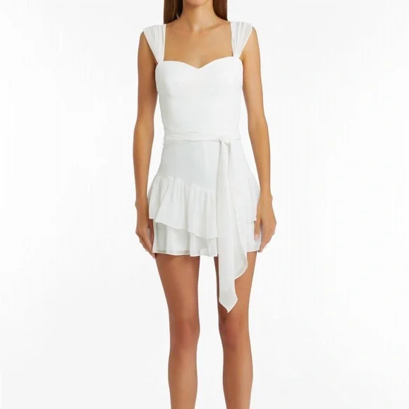 Amanda Uprichard - Kendra Skort Romper - Picture 1 of 4